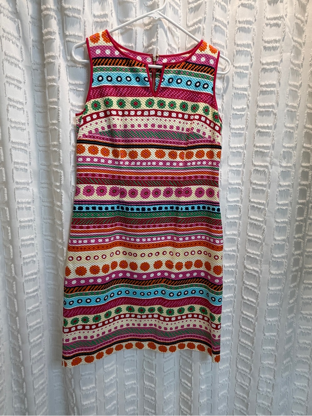 Talbots Multicolor Sleeveless Shift Dress